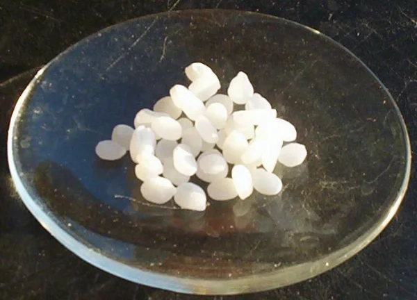 Actual material reference photograph of Caustic Soda