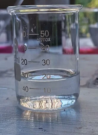 Actual material reference photograph of Ethyl Acetate