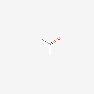 PubChem reference structure of Acetone