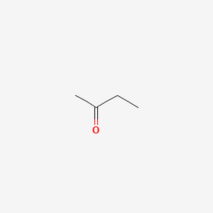 PubChem reference structure of Methyl Ethyl Ketone or MEK